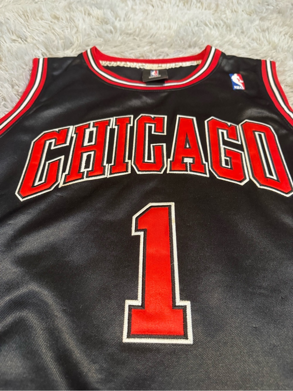 Authentic Derrick Rose Chicago Bulls NBA alternate basketball jersey by Adidas